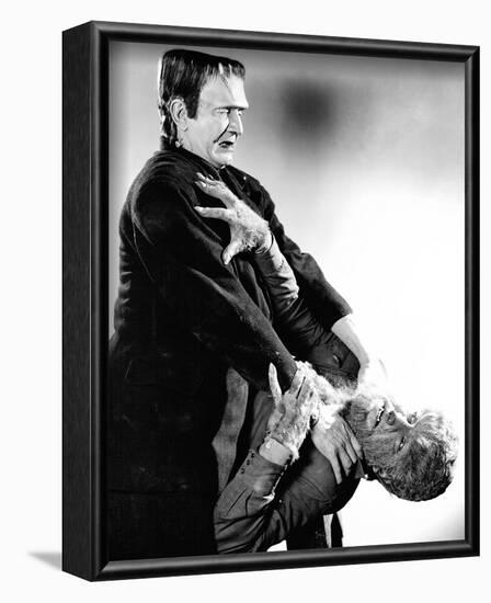 Frankenstein Meets the Wolf Man-null-Framed Photo