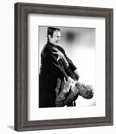 Frankenstein Meets the Wolf Man-null-Framed Photo