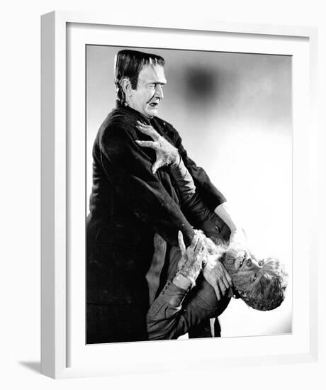 Frankenstein Meets the Wolf Man-null-Framed Photo