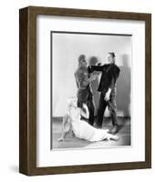 Frankenstein Meets the Wolf Man-null-Framed Photo