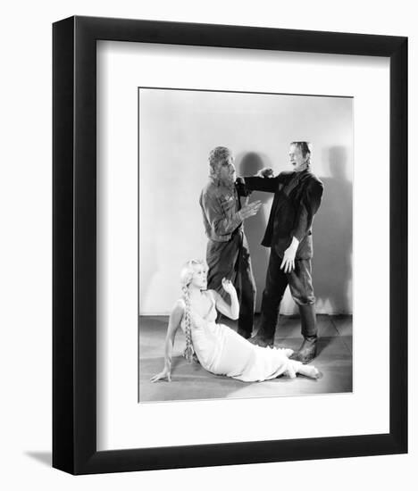 Frankenstein Meets the Wolf Man-null-Framed Photo