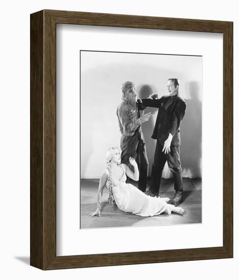 Frankenstein Meets the Wolf Man-null-Framed Photo