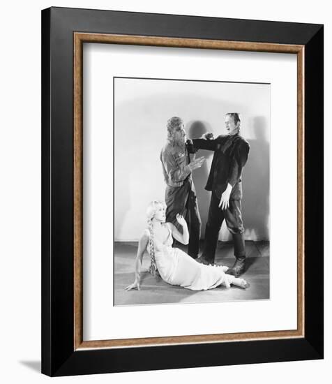 Frankenstein Meets the Wolf Man-null-Framed Photo