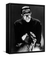 Frankenstein-null-Framed Stretched Canvas