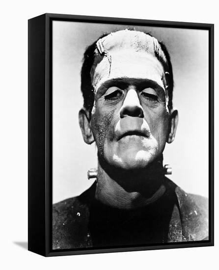 Frankenstein-null-Framed Stretched Canvas