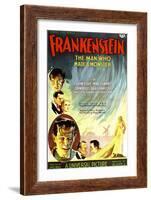 Frankenstein-null-Framed Art Print