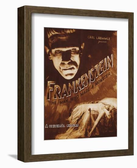 Frankenstein-null-Framed Art Print