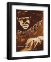 Frankenstein-null-Framed Art Print