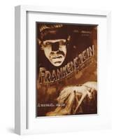 Frankenstein-null-Framed Art Print