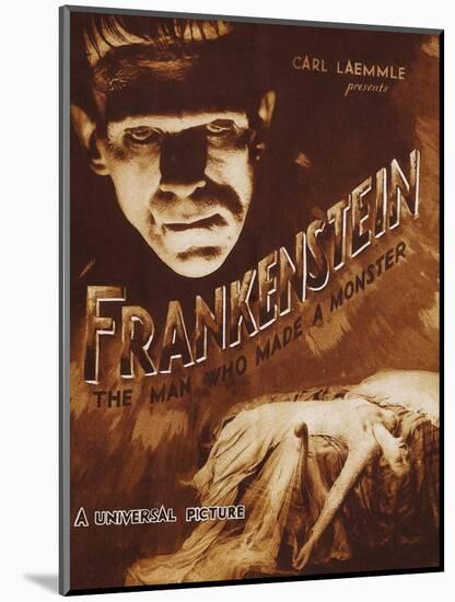 Frankenstein-null-Mounted Art Print