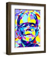 Frankenstein-Cristian Mielu-Framed Art Print