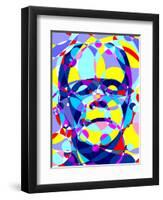 Frankenstein-Cristian Mielu-Framed Art Print