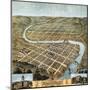 Frankfort, Kentucky - Panoramic Map-Lantern Press-Mounted Art Print