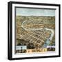 Frankfort, Kentucky - Panoramic Map-Lantern Press-Framed Art Print