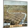 Frankfort, Kentucky - Panoramic Map-Lantern Press-Mounted Art Print