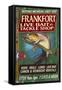 Frankfort, Michigan - Trout Tackle Shop-Lantern Press-Framed Stretched Canvas