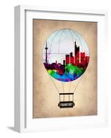 Frankfurt Air Balloon-NaxArt-Framed Art Print