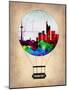 Frankfurt Air Balloon-NaxArt-Mounted Art Print