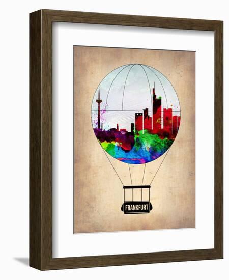 Frankfurt Air Balloon-NaxArt-Framed Art Print