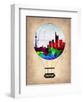 Frankfurt Air Balloon-NaxArt-Framed Art Print