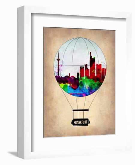 Frankfurt Air Balloon-NaxArt-Framed Art Print