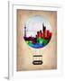 Frankfurt Air Balloon-NaxArt-Framed Art Print