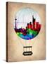 Frankfurt Air Balloon-NaxArt-Stretched Canvas