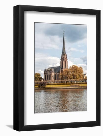 Frankfurt Am Main, Hesse, Germany, Dreikšnigskirche in Frankfurt, Sachsenhausen-Bernd Wittelsbach-Framed Photographic Print