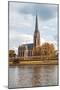 Frankfurt Am Main, Hesse, Germany, Dreikšnigskirche in Frankfurt, Sachsenhausen-Bernd Wittelsbach-Mounted Photographic Print