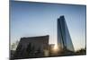 Frankfurt Am Main, Hesse, Germany, New Building of the European Central Bank with Sunrise-Bernd Wittelsbach-Mounted Photographic Print