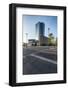 Frankfurt Am Main, Hesse, Germany, New Building of the European Central Bank with Sunrise-Bernd Wittelsbach-Framed Photographic Print