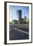 Frankfurt Am Main, Hesse, Germany, New Building of the European Central Bank with Sunrise-Bernd Wittelsbach-Framed Photographic Print