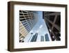 Frankfurt Am Main, Hesse, Germany, Skyscrapers in the Financial District of Frankfurt, Taunusturm-Bernd Wittelsbach-Framed Photographic Print