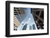 Frankfurt Am Main, Hesse, Germany, Skyscrapers in the Financial District of Frankfurt, Taunusturm-Bernd Wittelsbach-Framed Photographic Print