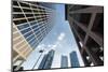 Frankfurt Am Main, Hesse, Germany, Skyscrapers in the Financial District of Frankfurt, Taunusturm-Bernd Wittelsbach-Mounted Photographic Print