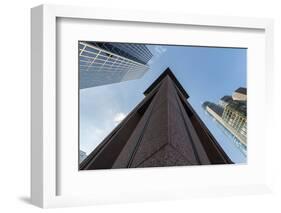 Frankfurt Am Main, Hesse, Germany, Skyscrapers in the Financial District of Frankfurt, Taunusturm-Bernd Wittelsbach-Framed Photographic Print