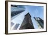 Frankfurt Am Main, Hesse, Germany, Skyscrapers in the Financial District of Frankfurt-Bernd Wittelsbach-Framed Photographic Print