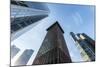 Frankfurt Am Main, Hesse, Germany, Skyscrapers in the Financial District of Frankfurt-Bernd Wittelsbach-Mounted Photographic Print
