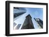 Frankfurt Am Main, Hesse, Germany, Skyscrapers in the Financial District of Frankfurt-Bernd Wittelsbach-Framed Photographic Print