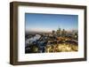 Frankfurt Am Main, Hesse, Skyline of Frankfurt with the City Centre and the Financial District-Bernd Wittelsbach-Framed Photographic Print