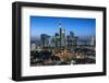 Frankfurt Am Main, Hesse, Skyline of Frankfurt with the City Centre and the Financial District-Bernd Wittelsbach-Framed Photographic Print