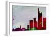 Frankfurt City Skyline-NaxArt-Framed Art Print