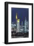 Frankfurt Financial District at Dusk-Bernd Wittelsbach-Framed Photographic Print