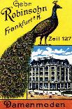 Frankfort Germany Peacock For Women's Clothes-Frankfurt-Mounted Art Print