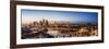 Frankfurt, Hesse, Germany, Frankfurt Skyline Financial District at Dusk-Bernd Wittelsbach-Framed Photographic Print