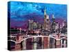 Frankfurt Main Germany - Mainhattan Skyline-Markus Bleichner-Stretched Canvas