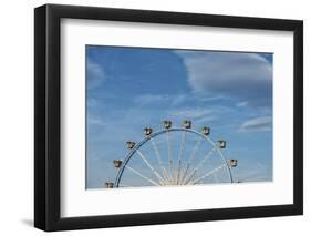 Frankfurt on the Main, Hesse, Germany, Ferris Wheel at the Frankfurt Spring Fair Dippemess-Bernd Wittelsbach-Framed Photographic Print