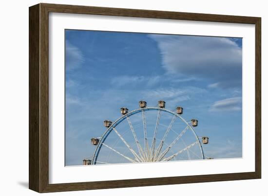 Frankfurt on the Main, Hesse, Germany, Ferris Wheel at the Frankfurt Spring Fair Dippemess-Bernd Wittelsbach-Framed Photographic Print