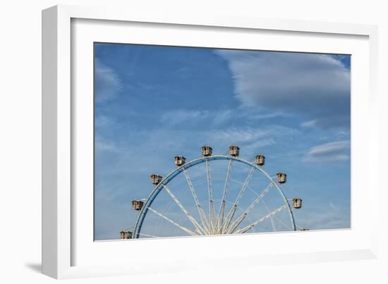 Frankfurt on the Main, Hesse, Germany, Ferris Wheel at the Frankfurt Spring Fair Dippemess-Bernd Wittelsbach-Framed Photographic Print