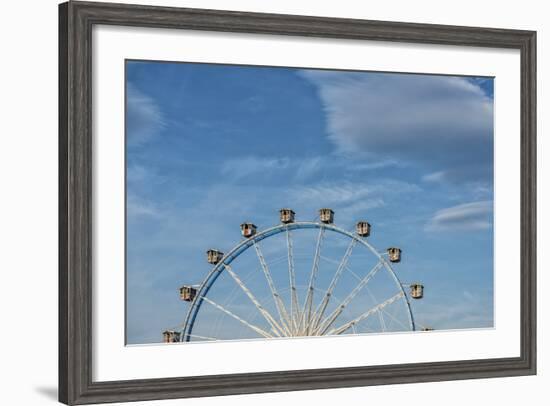 Frankfurt on the Main, Hesse, Germany, Ferris Wheel at the Frankfurt Spring Fair Dippemess-Bernd Wittelsbach-Framed Photographic Print